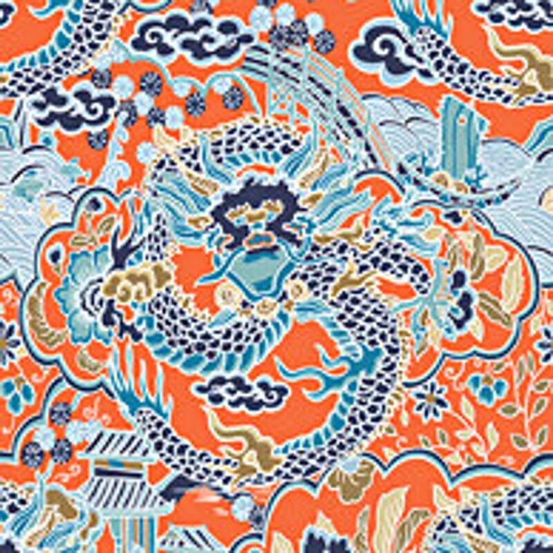 Imperial Dragon Thibaut Wallpaper